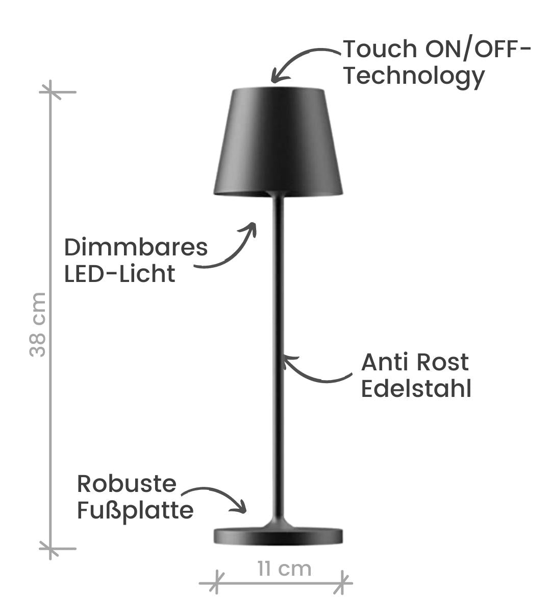 LUMELIA - kabellose Lampe Set Angebot