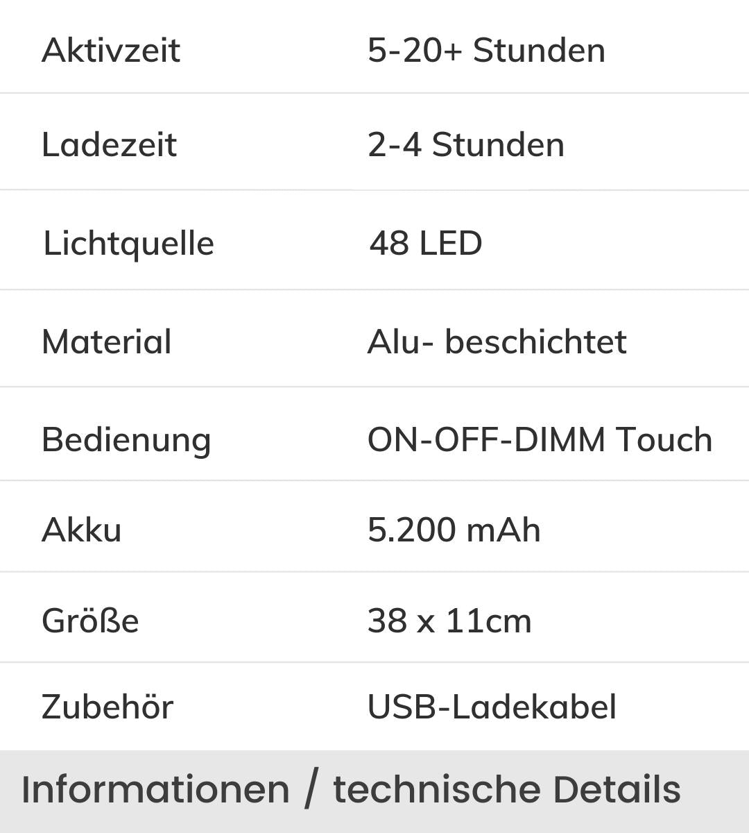 LUMELIA - kabellose Lampe Set Angebot